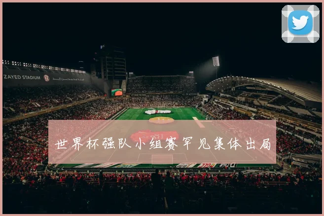 世界杯强队小组赛罕见集体出局